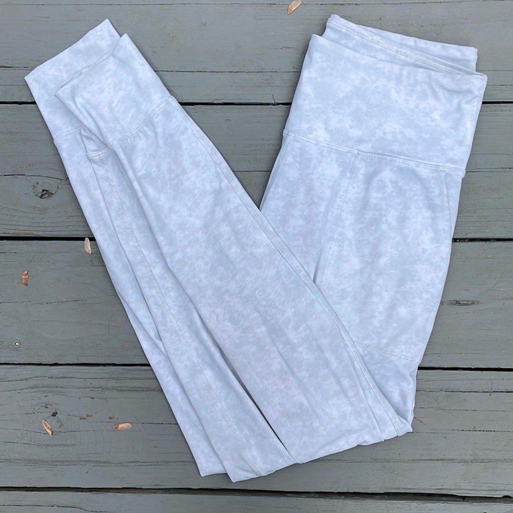 Cloud Print High-Rise Stretchy Joggers